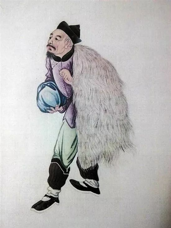 卖皮氅的广州商人