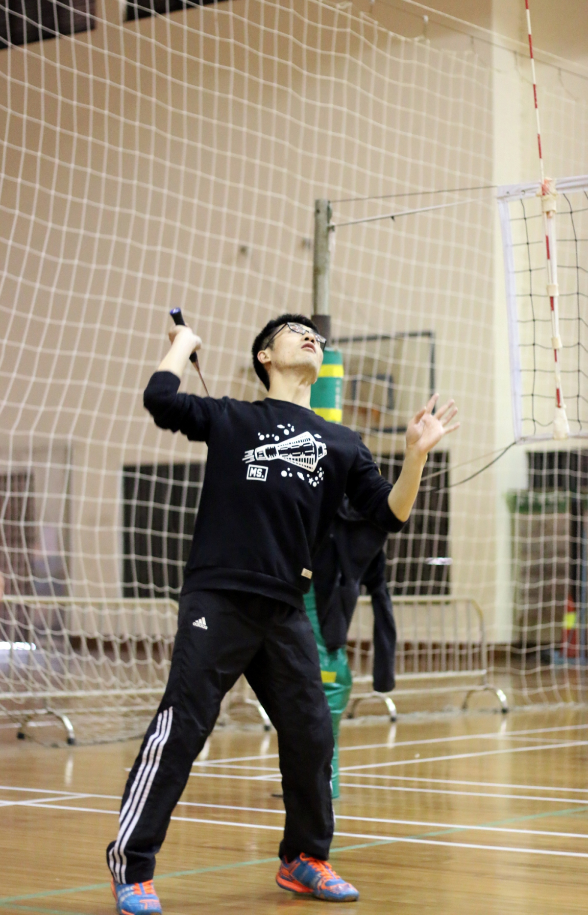 图一：冠军张文洋正在比赛