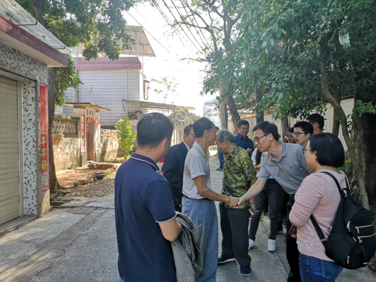 调研张七凹益智小学校国立304am永利研究院文科研究所旧址