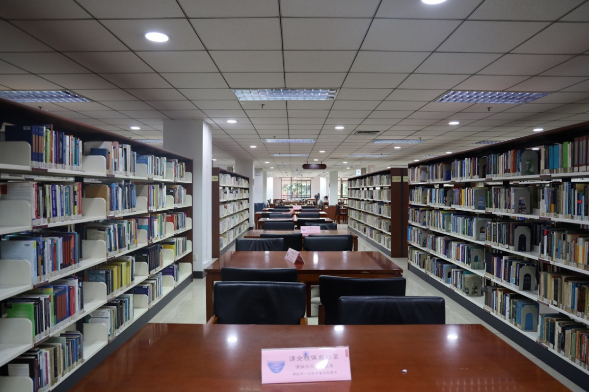 完成清场后的图书馆