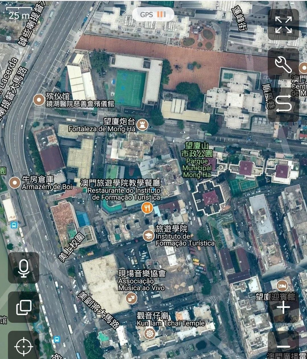 望厦山市政公园、望厦炮台周边区域