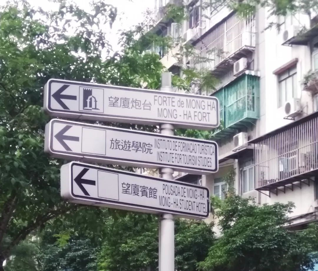 实拍路标与方位