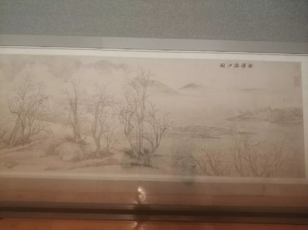 吴历赴澳后作品：《白傅湓江图》（局部1）